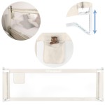 Kidwell TIVA 200 Beige – ágyvédő korlát