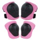 Kidwell TRIX védőfelszerelés szett – könyök-, térd- és csuklóvédő, pink, S-es méret