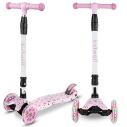 Kidwell VENTO Panda háromkerekű gyerekroller –rózsaszín