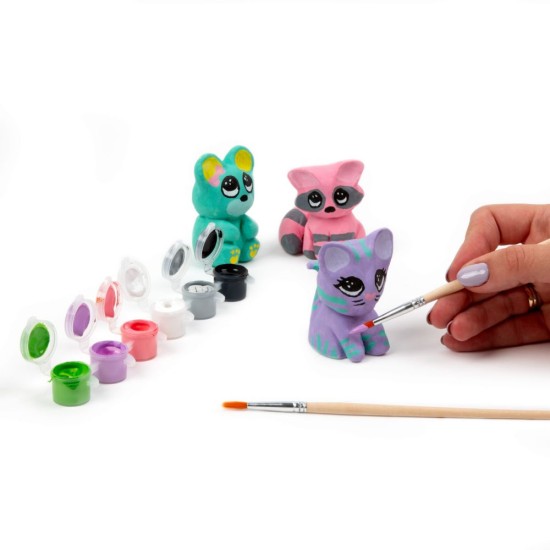 Kreativitásfejlesztő agyagkészlet gyerekeknek, állatfigurás