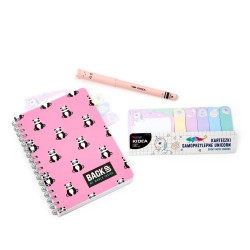 Öntapadós könyvjelzők, unikornis mintával