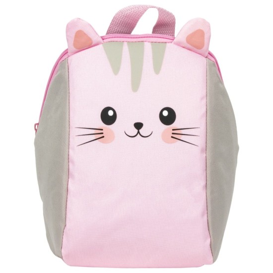 Óvodás hátizsák kislányoknak, rózsaszín cica