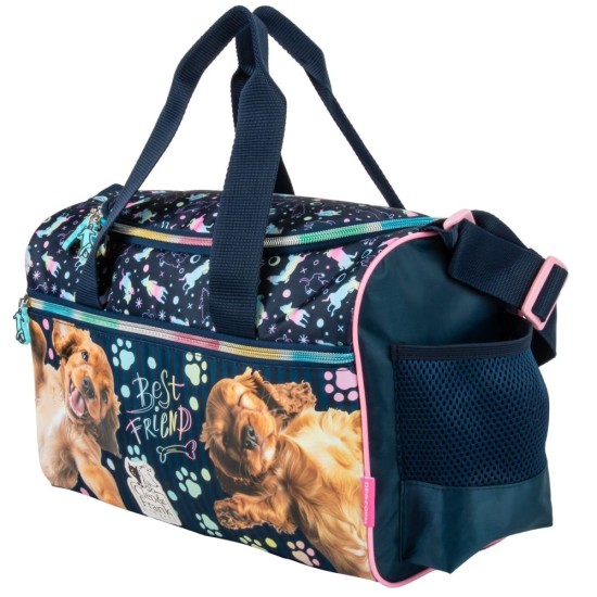 Sporttáska lányoknak, babydog, Best Friend, kiskutyás
