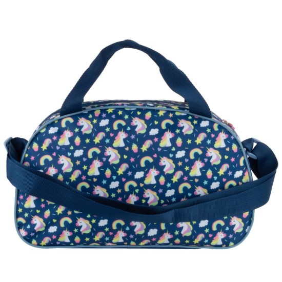 Sporttáska lányoknak, szivárványos unikornis, Unicorn Powers