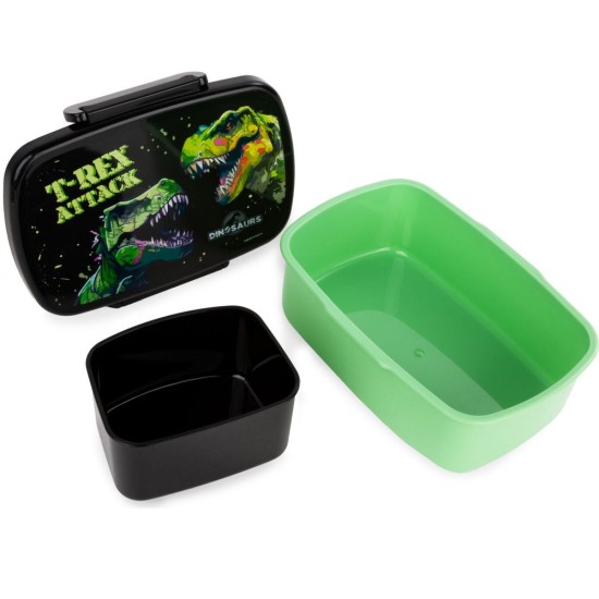 Uzsonnás doboz fiúknak, dinoszaurusz, T-Rex Attack