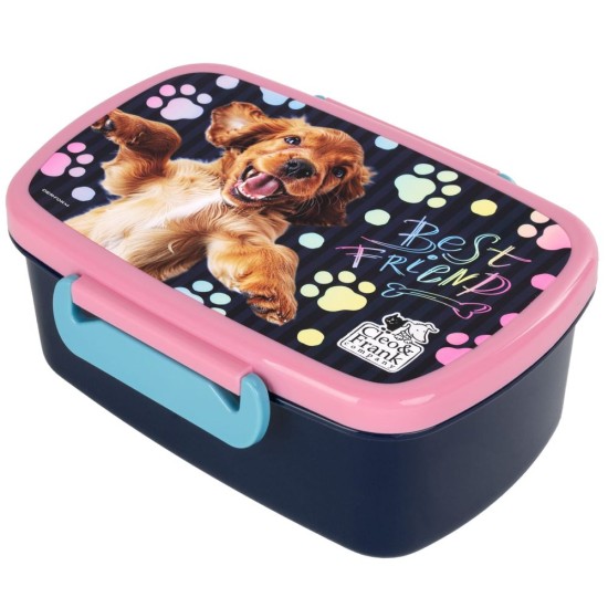 Uzsonnás doboz lányoknak, babydog, Best Friend, kiskutyás