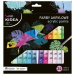 Kidea akrilfesték készlet 24 színben