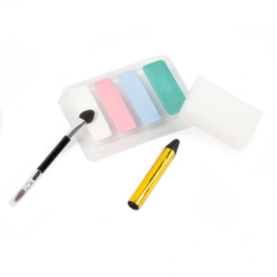 Kidea arcfesték szett Princess matricákkal