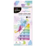 Kidea pasztell akrilfestékek 12 x 12 ml
