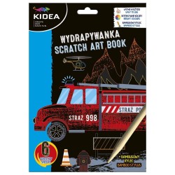 Kidea képkaparós kifestő, autós