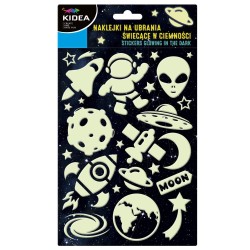 Kidea foszforeszkáló matricák, galaxy