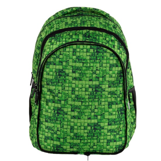 BackUp iskolatáska, hátizsák fiúknak, Pixel Jungle - 3 az1-ben