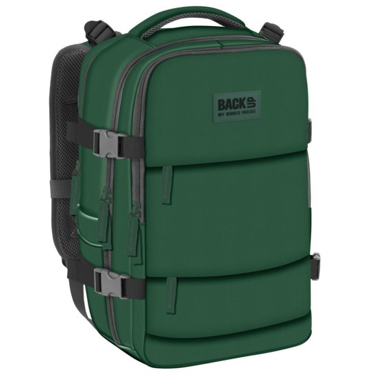 BackUp iskolatáska, hátizsák és utazótáska, sötétzöld