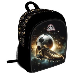 BackUp kétrekeszes óvodai hátizsák fiúknak, Golden Ball, focis