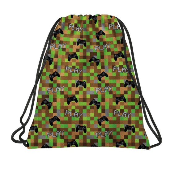 BackUp tornazsák fiúknak, Minecraft Pixel