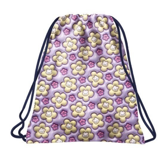 BackUp tornazsák lányoknak, 3D virágos