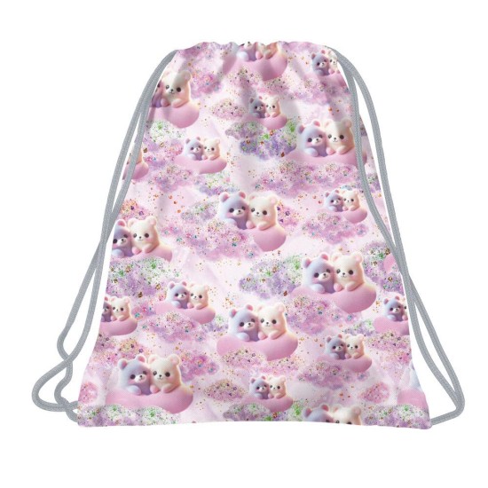 BackUp tornazsák lányoknak, felhőmacik