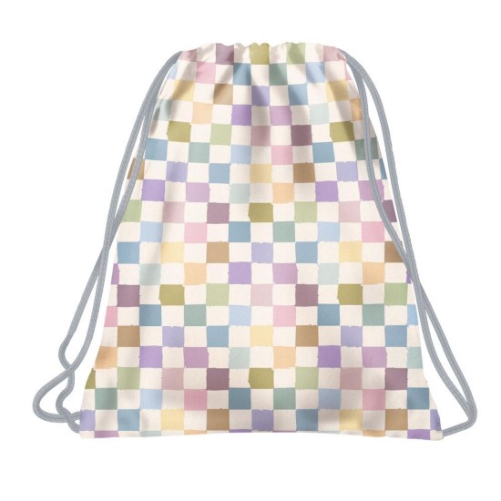 BackUp tornazsák lányoknak, pasztell pepita