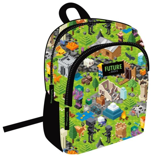 BakcUp kétrekeszes óvodai hátizsák fiúknak, Minecraft Gamer