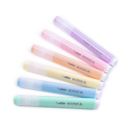 Kidea duplahegyű pasztell szövegkiemelők, 6 db-os készlet