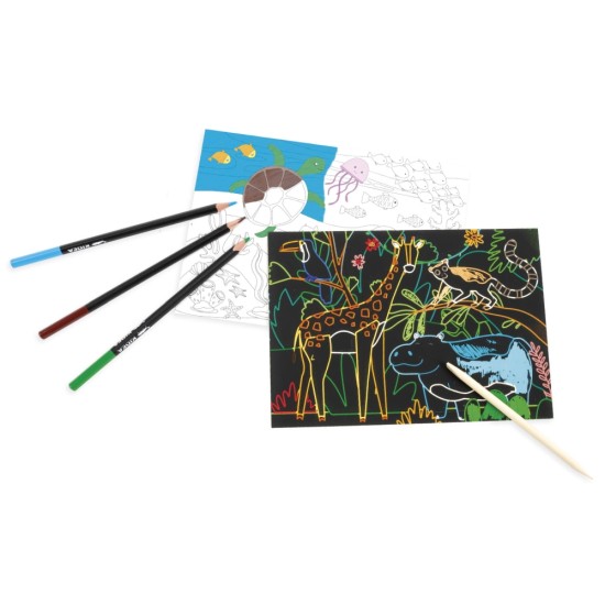 Kidea kaparós kifestő, állatvilág