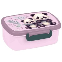 Sweet Panda uzsonnás doboz lányoknak, rózsaszín