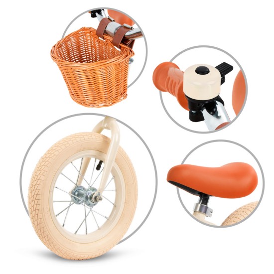 CLASSY futóbicikli, cream