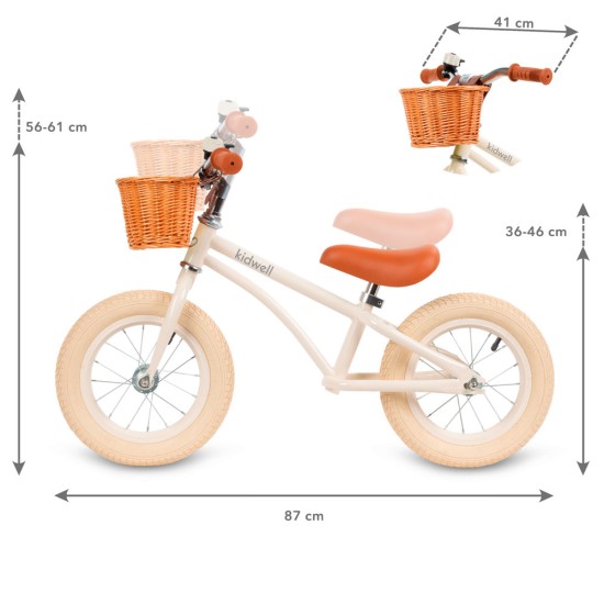 CLASSY futóbicikli, cream