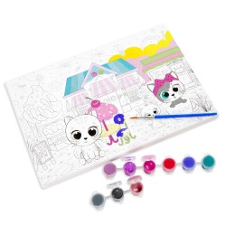 Kidea cicás számkifestő