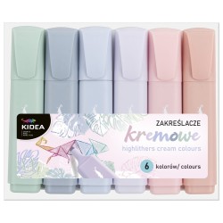 Kidea pasztell színű sorkiemelők, 6 db