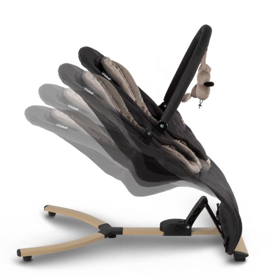 Kidwell Rubi babahinta és pihenőszék újszülött kortól, fekete-arany