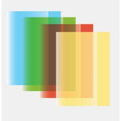 Füzetborító A4 PP, mérete: 423 x 305 x 0,15 mm, sárga