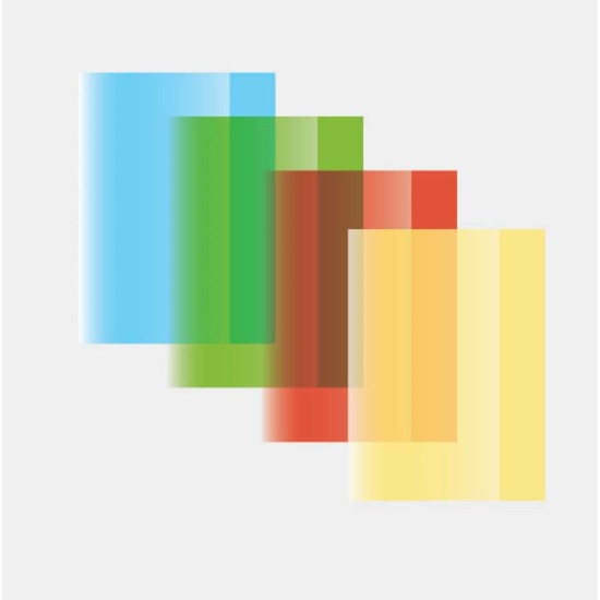 Füzetborító A5 PP -, mérete: 304 x 218 x 0,15 mm, sárga