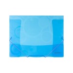 NEO COLORI műanyag irattartó mappák, A4 méretben, kék - 3 cm-ig bővíthető