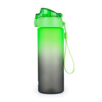 OXY CLICK OMBRE BLACK – GREEN, fekete – zöld színátmenetes kulacs, 600 ml