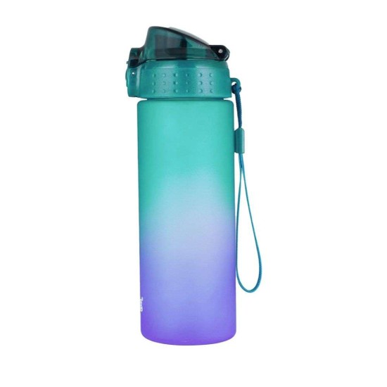 OXY CLICK OMBRE VIOLET – GREEN, lila – zöld színátmenetes kulacs, 600 ml