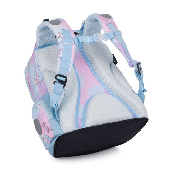 OXY GO Colibri ergonomikus iskolatáska és hátizsák lányoknak, kolibri – kék