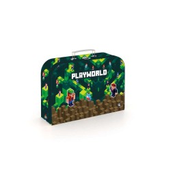 OXY GO Playworld laminált kisbőrönd fiúknak, Minecraft  gamer - Oxybag
