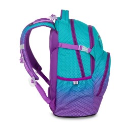 OXY OMBRE BLUE – PINK ergonomikus iskolatáska és hátizsák lányoknak, kék – rózsaszín