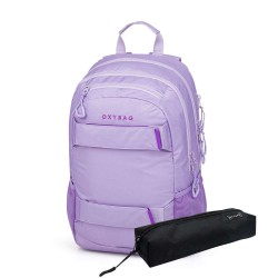 OXY SPORT VIOLET iskolatáska, hátizsák lányoknak, ajándék tolltartóval