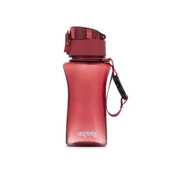 OXYTWIST PASTEL RED kulacs lányoknak, 400 ml, matt piros