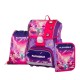 Premium Cool Playworld Girl ergonomikus iskolatáska szett tolltartóval és tornazsákkal lányoknak – 3 részes szett, Oxybag