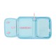 PREMIUM LIGHT COLIBRI DREAM kolibri dekorációval készült csatos iskolatáska szett, tolltartóval és tornazsákkal lányoknak, 3 részes szett - Oxybag