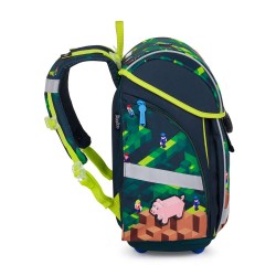 Premium Light Playworld iskolatáska fiúknak, Minecraft gamer