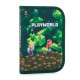 PREMIUM LIGHT PLAYWORLD Minecraft gamer dekorációval készült iskolatáska szett, tolltartóval és tornazsákkal fiúknak, 3 részes szett, Oxybag