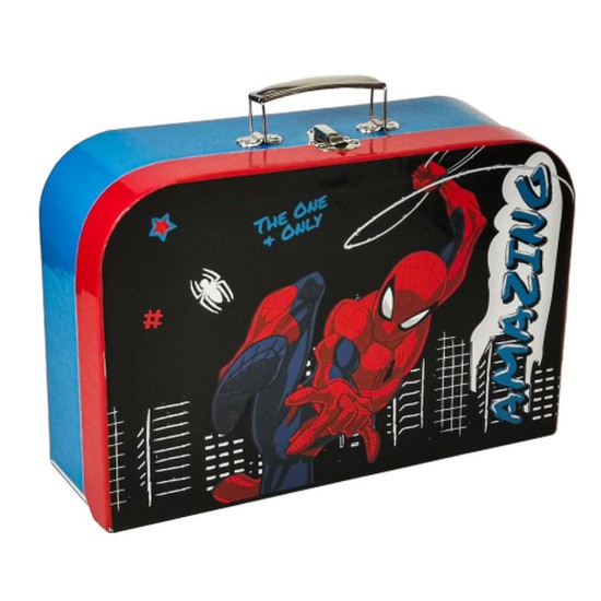 Spiderman laminált kisbőrönd fiúknak, 34 cm