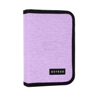UNICOLOR VIOLET egyrekeszes kihajtható tolltartó lányoknak, felszerelés nélkül, lila