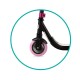 Qkids BRO alumínium roller, rózsaszín - kockás