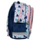 Cleo & Frank ergonómikus iskolatáska és hátizsák, kék-rózsaszín, cicás