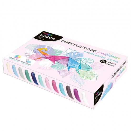 Pasztel plakát festék készlet, 24 db.